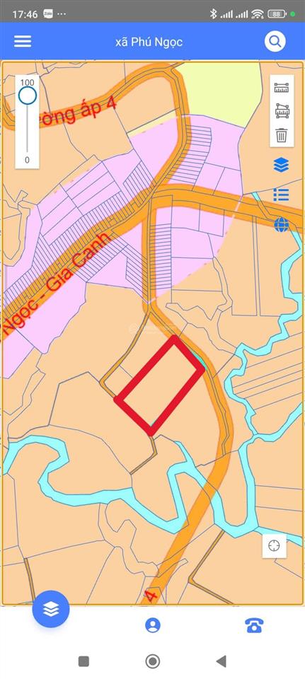 Bán đất 2 mặt tiền xã định quán 7.211m cách quốc lộ 20 chỉ 2km liền kề khu dân cư