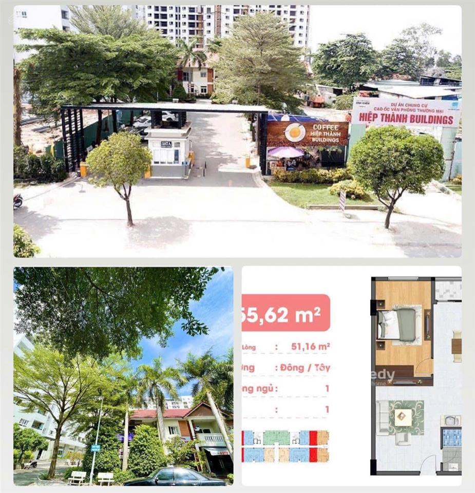 Em công cư dân bán căn 56m2 cc hiệp thành building q12 mặt tiền lê văn khương, giá cực tốt