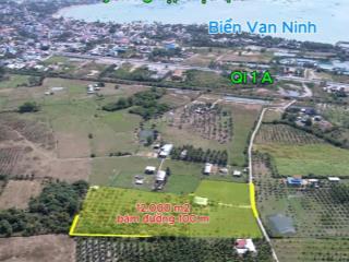 Mở bán lô đất đẹp vạn ninh khánh hòa  dt 1,2 hecta đất vườn, bám đường bê tông 100m, gần ql1a