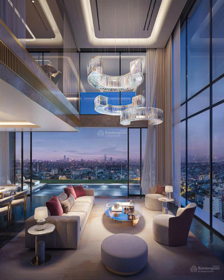 [siêu phẩm] penthouse rivea residences 305m²  bể bơi riêng  view trọn sông hồng