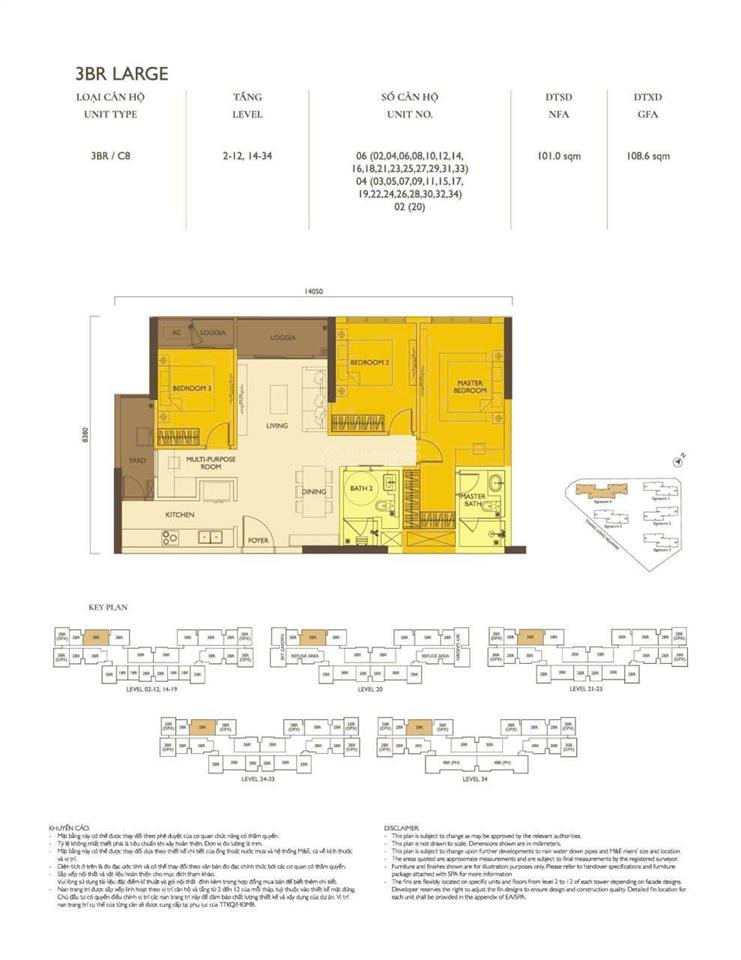 Bán căn hộ chung cư tại lumi hanoi, 93triệu / m2, 101 m2, chính chủ uy tín
