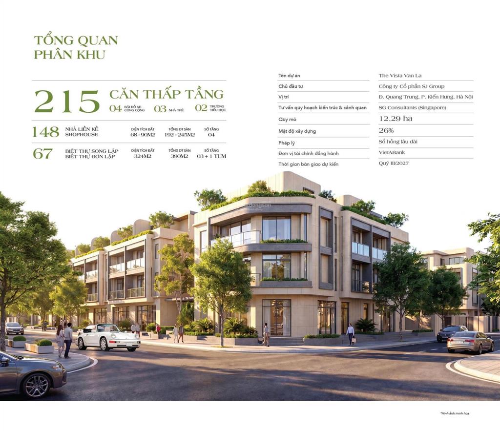 Bán quỹ nội bộ lk shophouse 80m2, 4 tầng tại the vista văn la, đường 19,5m, sát cạnh 2 toà chung cư