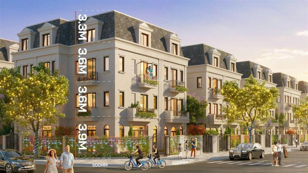 Bán biệt thự song lập dương nội hà đông hướng đông nam 26 tỷ vnd, 170m2, 4 tầng