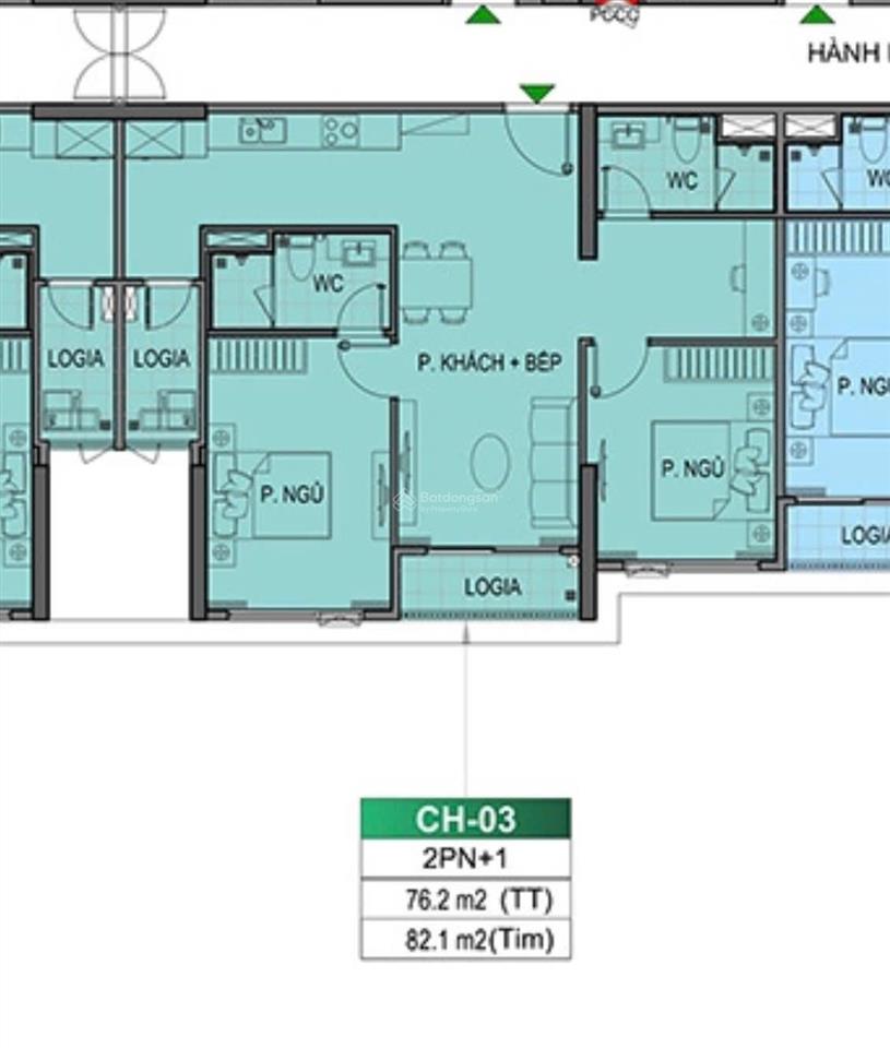 Chỉ hơn 2tỷ sở hữu ngay căn 77m2 thông thủy siêu rộng tại beverly,nhận nhà mới tinh view cực thoáng