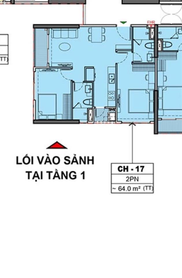 Căn góc 2pn siêu rẻ tòa pr1 hướng đông nam chỉ 4,3 tỷ 64m2 thông thủy view sông san hô cực chill