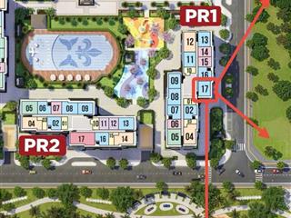 Căn góc 2pn siêu rẻ tòa pr1 hướng đông nam chỉ 4,35 tỷ 64m2 thông thủy view sông san hô cực chill