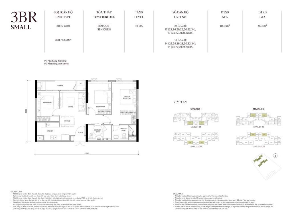 Chưa từng có căn 3pn rẻtầng cao view thoáng 85m2 thiết kế đẹp giá chỉ 5,5 tỷ tại the senique hanoi