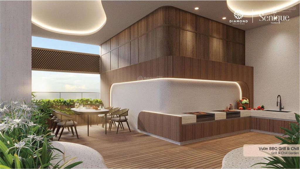 Siêu phẩm 3pn2wc phân khu the senique hướng đông nam 96,8m2 thông thủy giá chỉ 6,33 tỷ tại vhop1