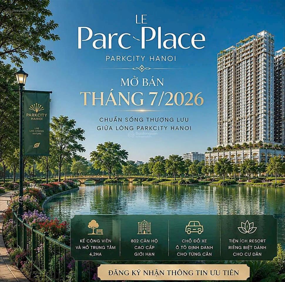 Căn hộ chung cư le parc place đẹp nhất tại park city hà nội