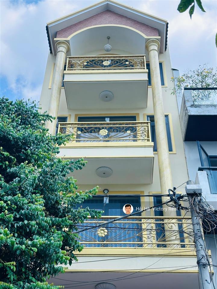 Bán nhà đường ni sư huỳnh liên, khu phân lô rất đẹp, hẻm nhựa 8m có lề đường  dt 5 x 14m x 5 tầng