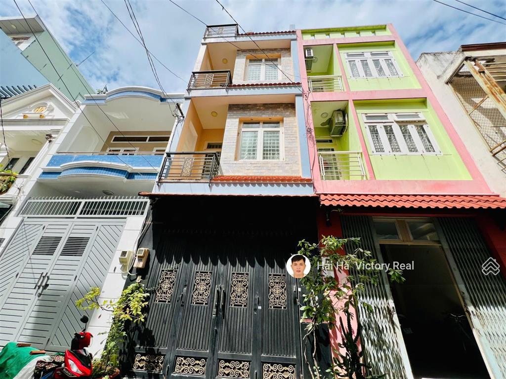 Bán nhà đẹp đường đồng đen, hẻm 6m thông, dt 4m x 15,9m, nhà 4 tầng thiết kế hiện đại. gần bc 8