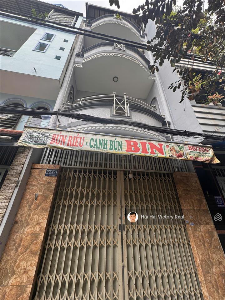 Bán nhà đường trường chinh, p12, tân bình  sát bên mt xuân diệu, tt triển lãm dt4m x11m x 4 tầng