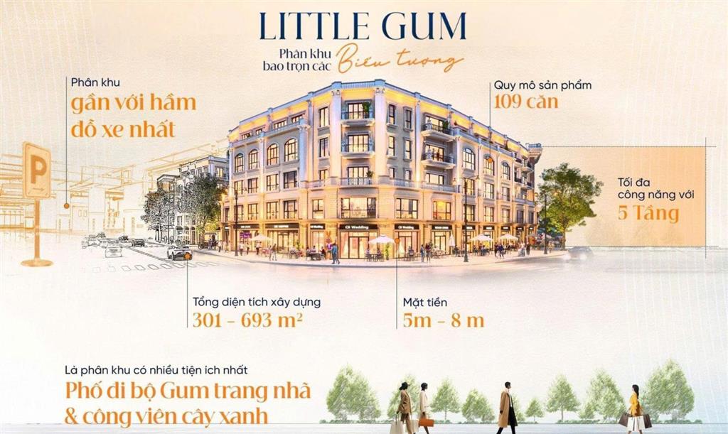 Bán liền kề vinhomes the gallery giảng võ, lô góc 2 mặt tiền, 90m2x5t, gần hồ, giá 63 tỷ