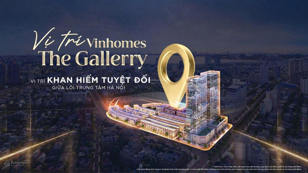 Bán liền kề vinhomes the gallery giảng võ, lô góc 2 mặt tiền, 90m2x5t, gần hồ, giá 63 tỷ