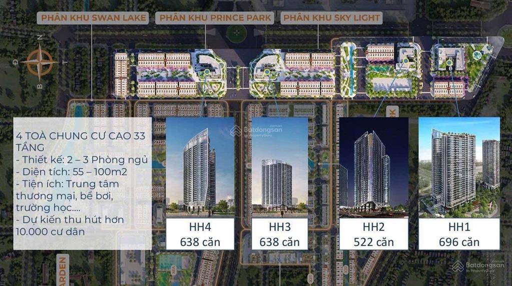 Chuẩn bị ra mắt 4 tòa chung cư cao cấp hoàng huy new city