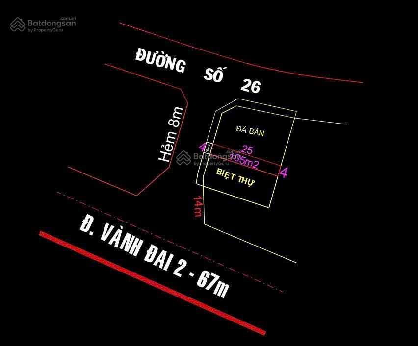 Ac đang mong chờ vành đai 2  quá ngon (4m x 28m) 114m2  ngay đường vành đai 2  linh đông