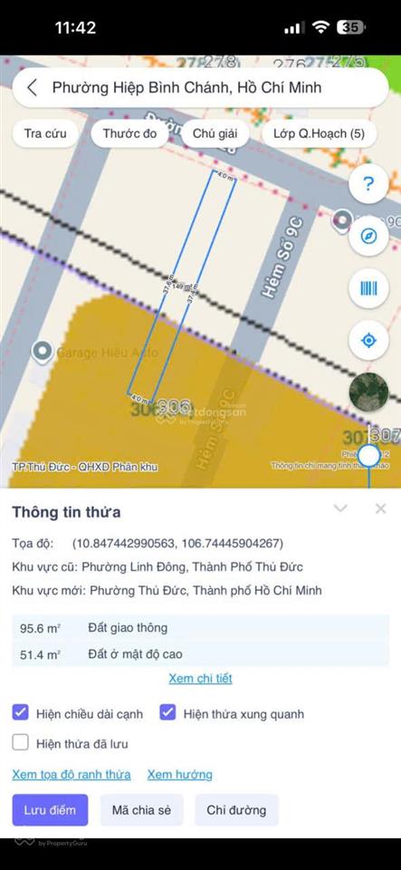 Một lô đất mặt tiền đường vành đai 2, linh đông, mà giá chỉ bằng trong hẻm thôi, anh chị đừng hỏi