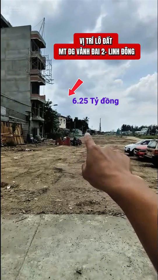 Một lô đất mặt tiền đường vành đai 2, linh đông, mà giá chỉ bằng trong hẻm thôi, anh chị đừng hỏi