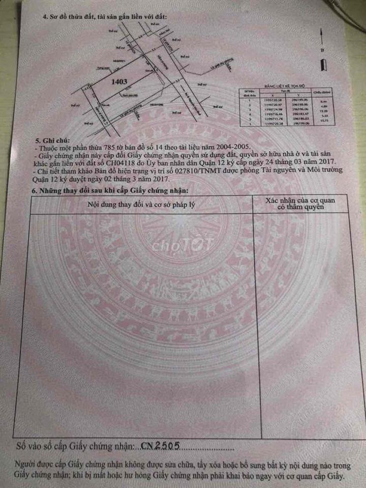 Bán đất đường nguỹen văn quá p đông hưng thuận quận 12