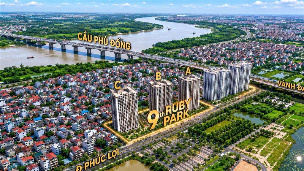 Ruby park áp chiết khấu 15%, vay lãi suất 0% trong 24t, nhận nhà ngay t3/2027  giá chỉ 6x triệu/m2