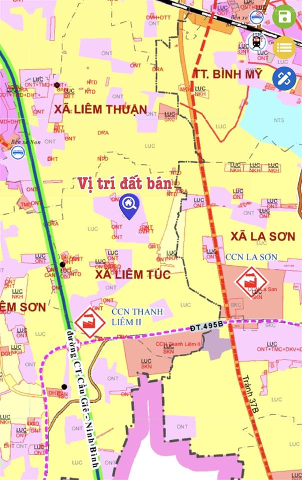 Cần bán mảnh đất 364 m², mặt tiền 13,6 m gần 2 ccn thanh liêm!
