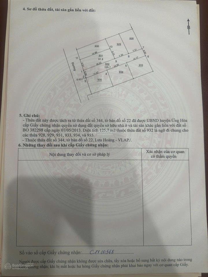 Bán đất sổ đỏ gần sông đáy, diện tích 89,8 m2 hộ khẩu hà nội.