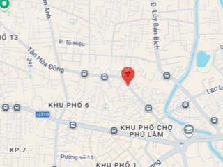 Nhà đẹp q6 tân hòa đông  bà hom  chợ phú lâm (8x17m nở hậu 10m) 3 lầu st tài chính 11.9 tỷ