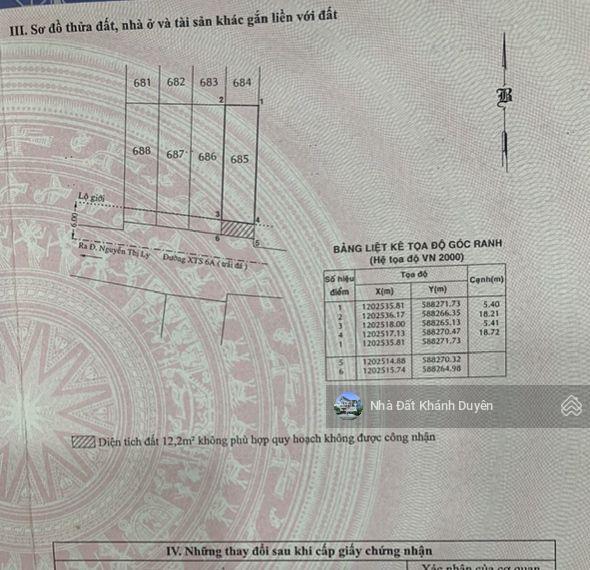 Đất 5,4 x 20m mặt tiền đường xuân thới sơn 6, xã xuân thới sơn, gần ngã ba giồng