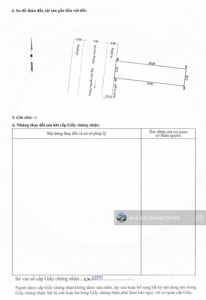 Đất 5 x 21m đường nguyễn văn bứa, xã xuân thới sơn, gần ngã ba giồng tphcm