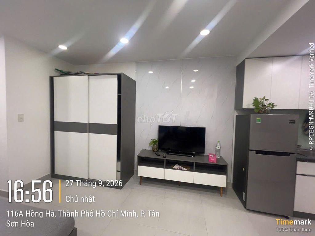 Căn Orchard Garden Novaland khu sân bay 35m2 10 triệu 1 phòng đầy đủ