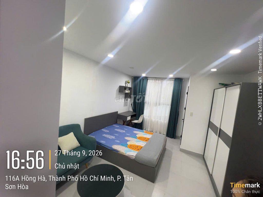 Căn Orchard Garden Novaland khu sân bay 35m2 10 triệu 1 phòng đầy đủ