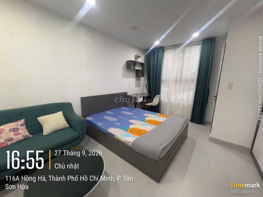 Căn Orchard Garden Novaland khu sân bay 35m2 10 triệu 1 phòng đầy đủ