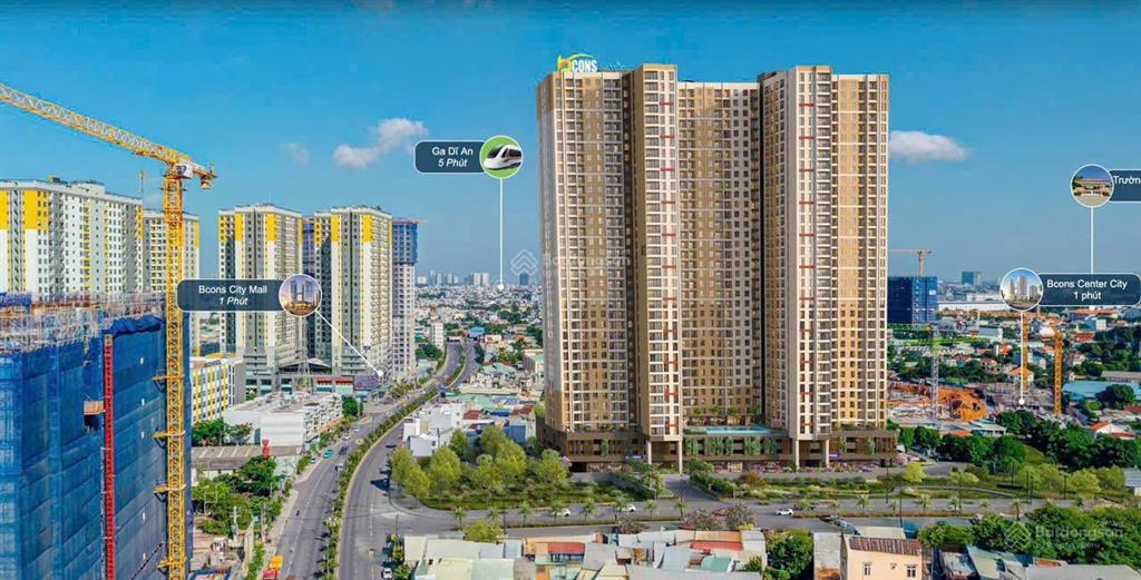 Bán căn hộ 2pn lãi cố định 4 năm 6.9%  giá 2,5 tỷ thanh toán 5% ~ 125tr