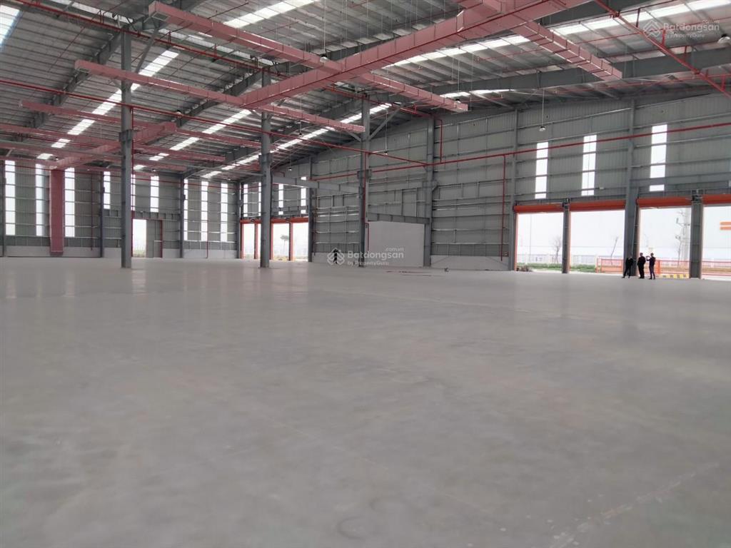 Cho thuê kho xưởng kcn yên mỹ dt 30000m ( 3000m 15000m) pccc nghiệm thu, trạm điện dock công