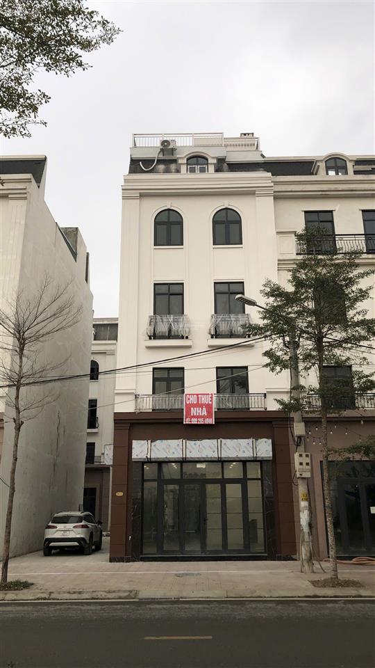 Cc cho thuê nhà phố 5 tầng căn góc 3 mặt đường nguyễn viết thứ sơn đồng hoài đức dt sử dụng 500m2