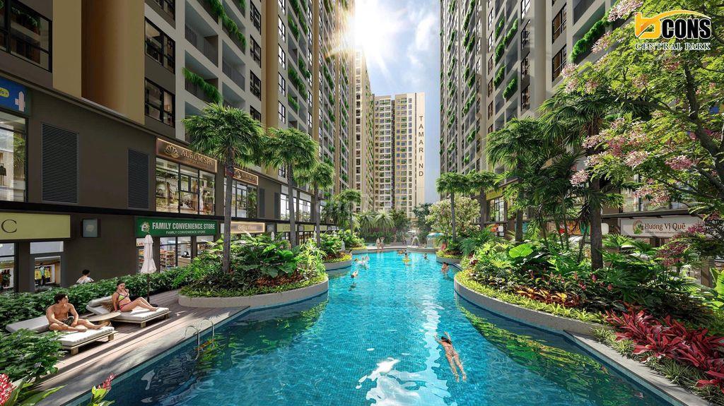 Căn hộ Bcons Central Park ngay mặt tiền Phan Trung