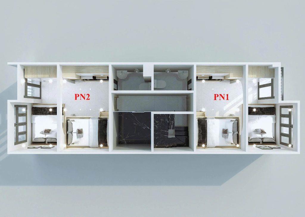 Bán tòa nhà dòng tiền phố Cự Lộc, Thanh Xauan 58m x6T thang máy gồm 10 căn hộ 2pn 1pk