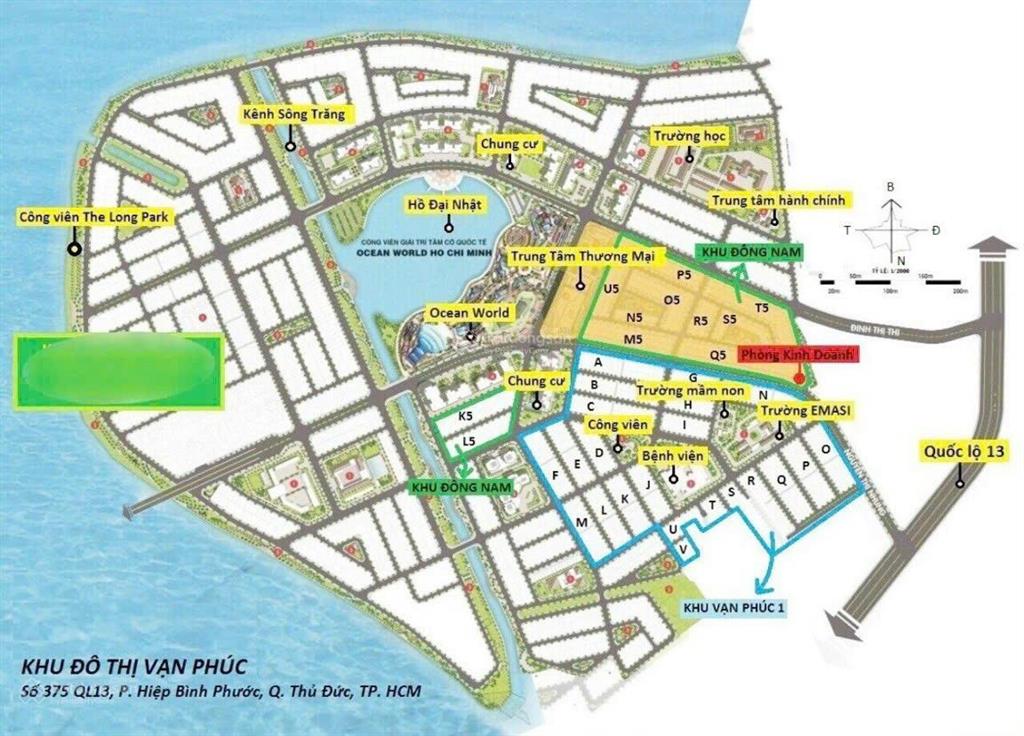 Chính chủ bán đất ngay đô thị vạn phúc city  sổ hồng riêng từng nền ngay trường mầm non hiệp bình
