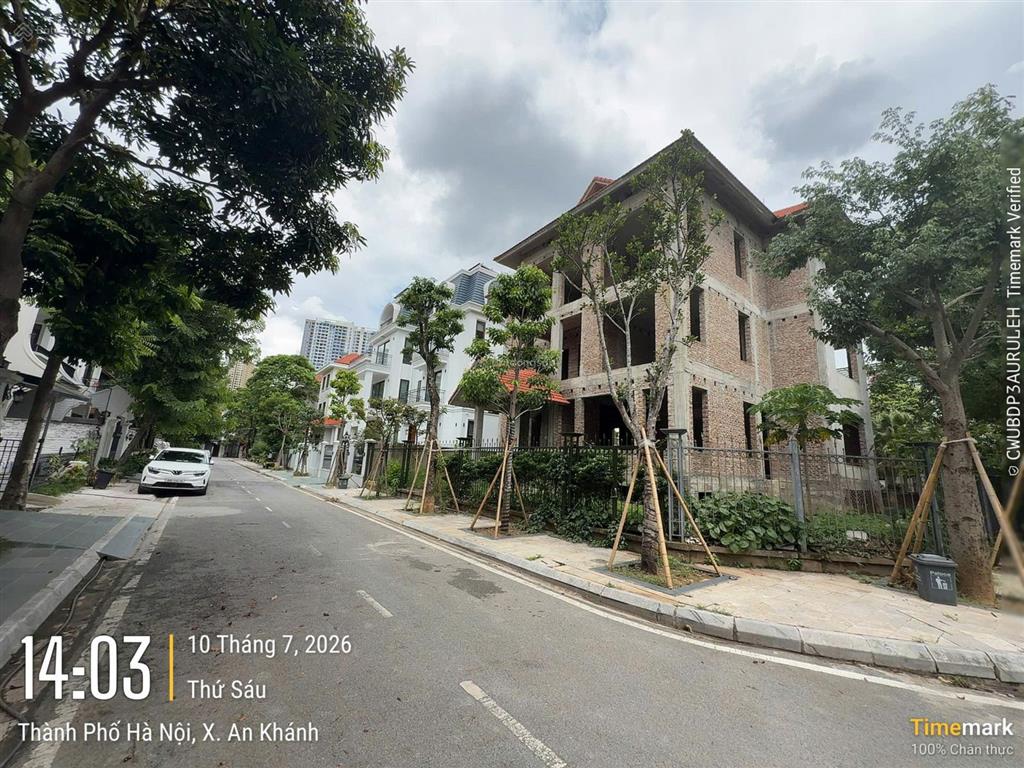 Siêu phẩm biệt thự xây thô lô góc khu đô thị bảo sơn 377m2 x 4 tầng mặt tiền 30m