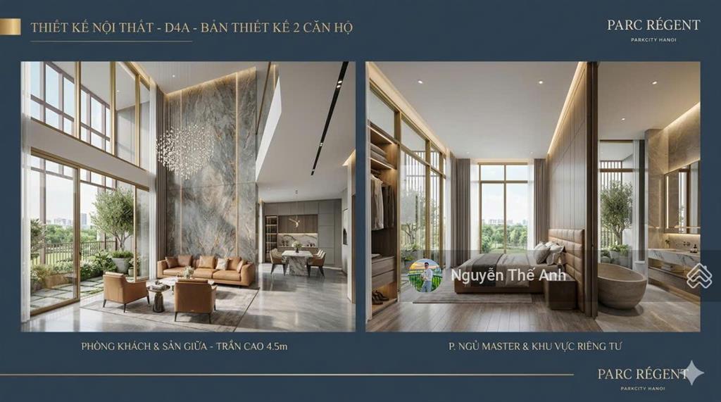 Sở hữu penthouse parc régent tầm view triệu đô ôm trọn khu biệt thự the mansions