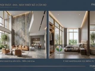 Sở hữu penthouse parc régent tầm view triệu đô ôm trọn khu biệt thự the mansions