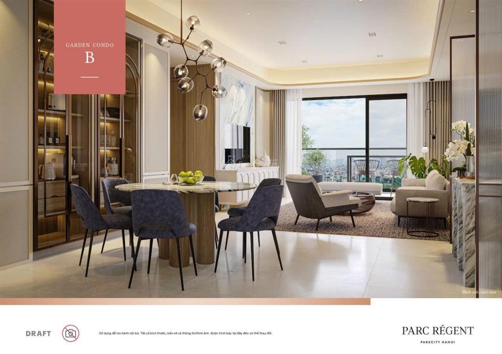135m parc régent  tầng vườn treo, view thành phố  chỉ 15,2 tỷ!