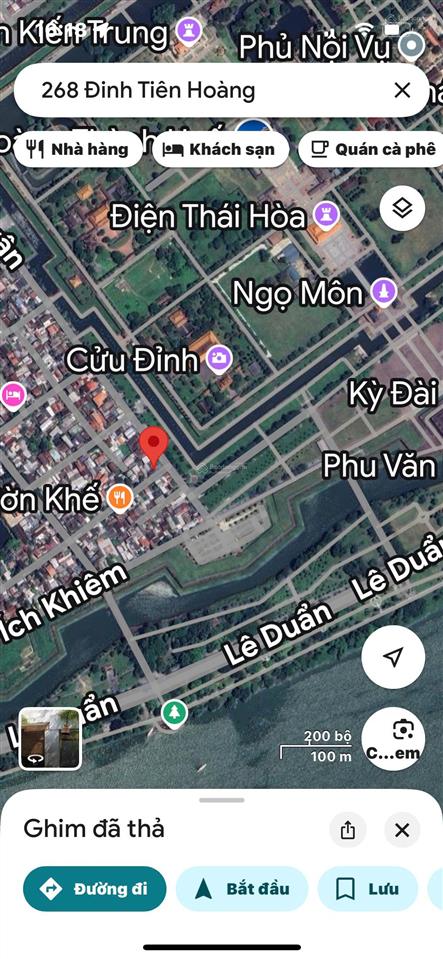 Đất mặt tiền lê huân  con đường đẹp nhất thành nội huế