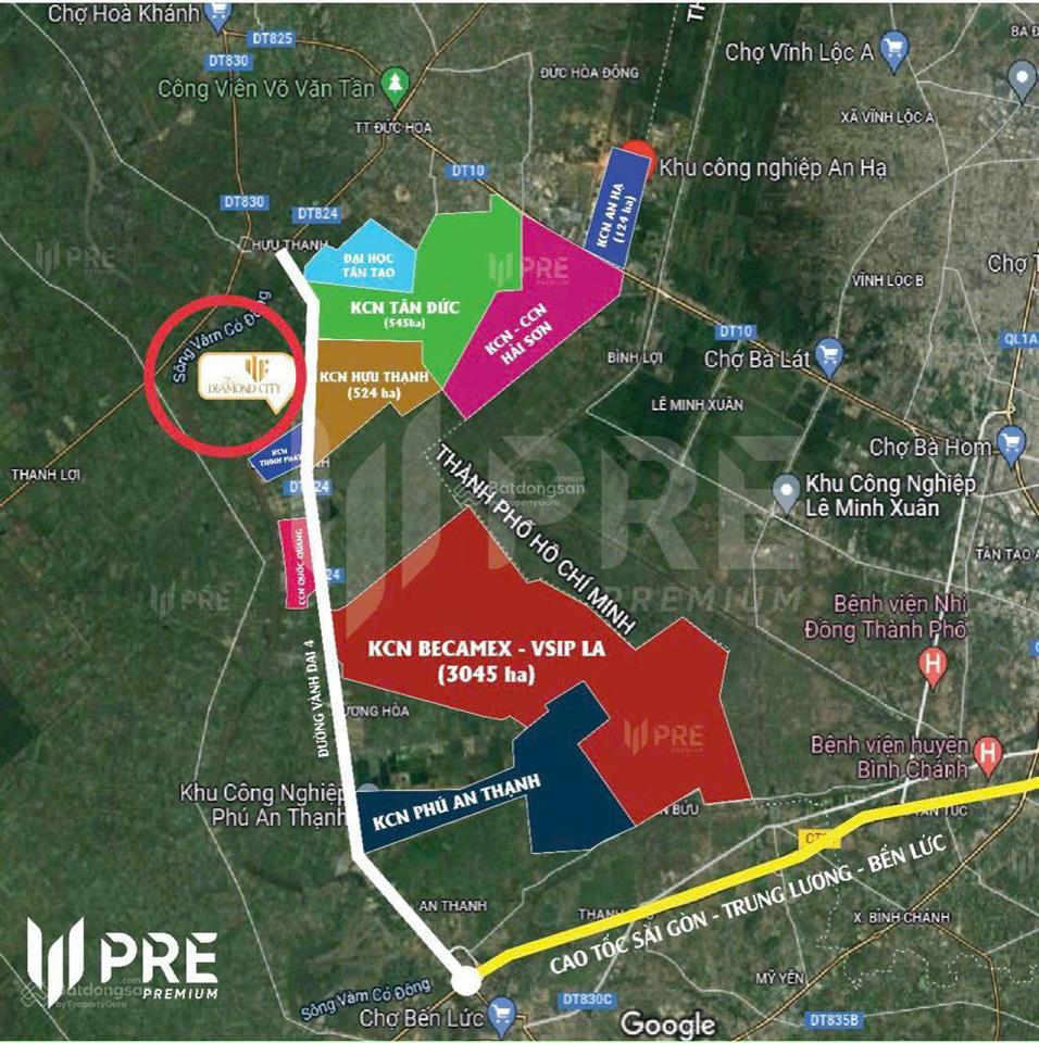 Khách đi nước ngoài cần bán gấp đất nền diamond city
