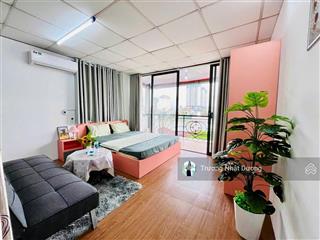 Cho thuê căn hộ 1pn cao cấp cực xịn, tôn thất thuyết q4 siêu đẹp mới tinh, ban công riêng view sông