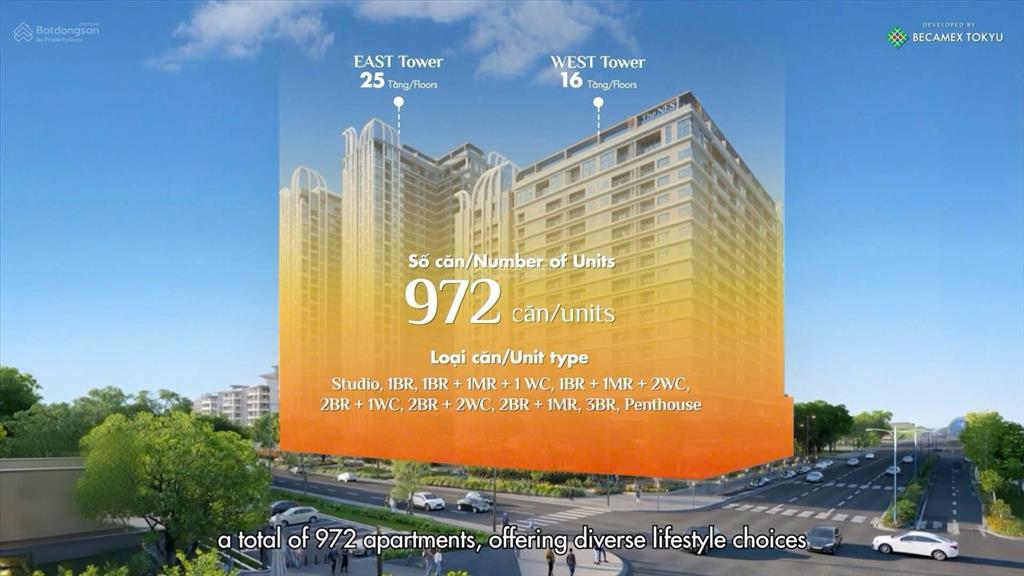 The nest  với 415 triệu ký hợp đồng mua bán với chủ đầu tư becamex tokyu