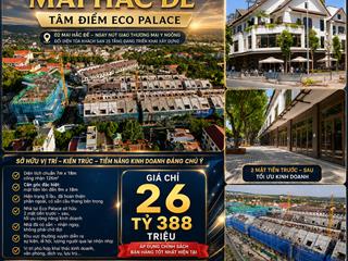 Nhà mặt tiền 5 lầu mai hắc đế tâm điểm eco palace