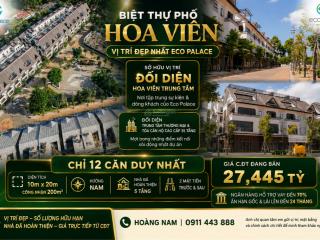 Biệt thự phố hoa viên vị trí đẹp eco palace