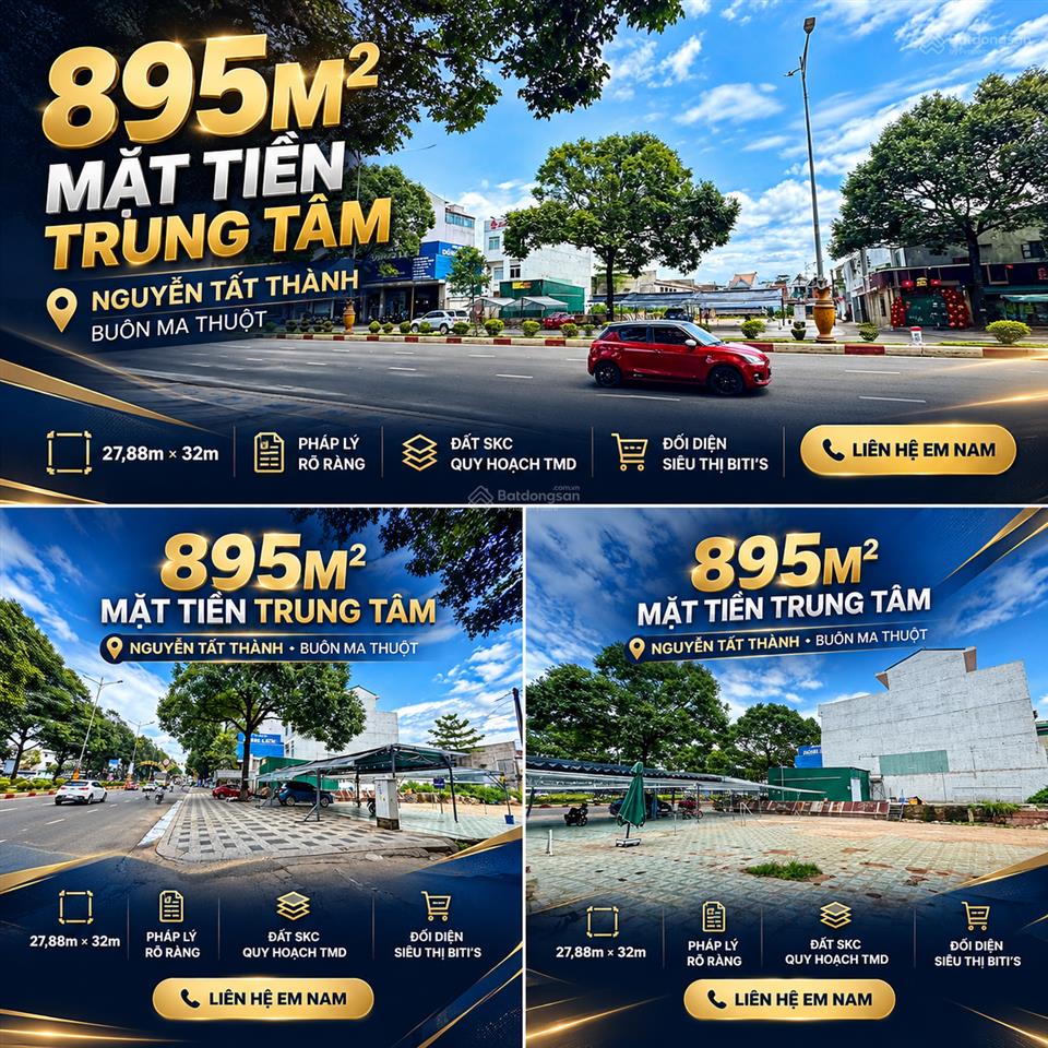 895m2 mặt tiền trục chính trung tâm nguyễn tất thành