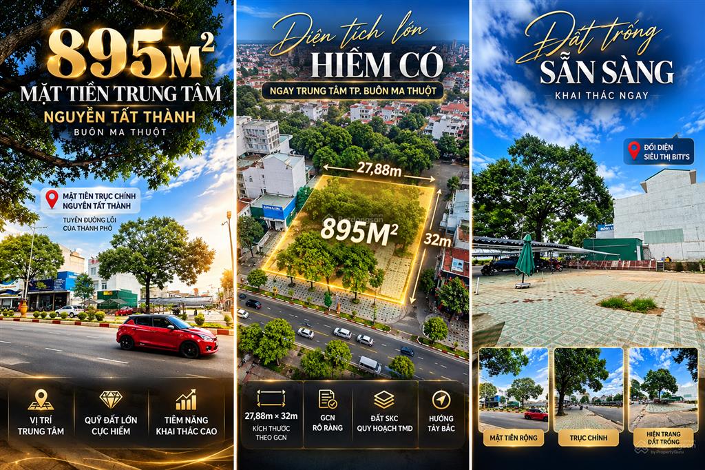895m2 mặt tiền trục chính trung tâm nguyễn tất thành